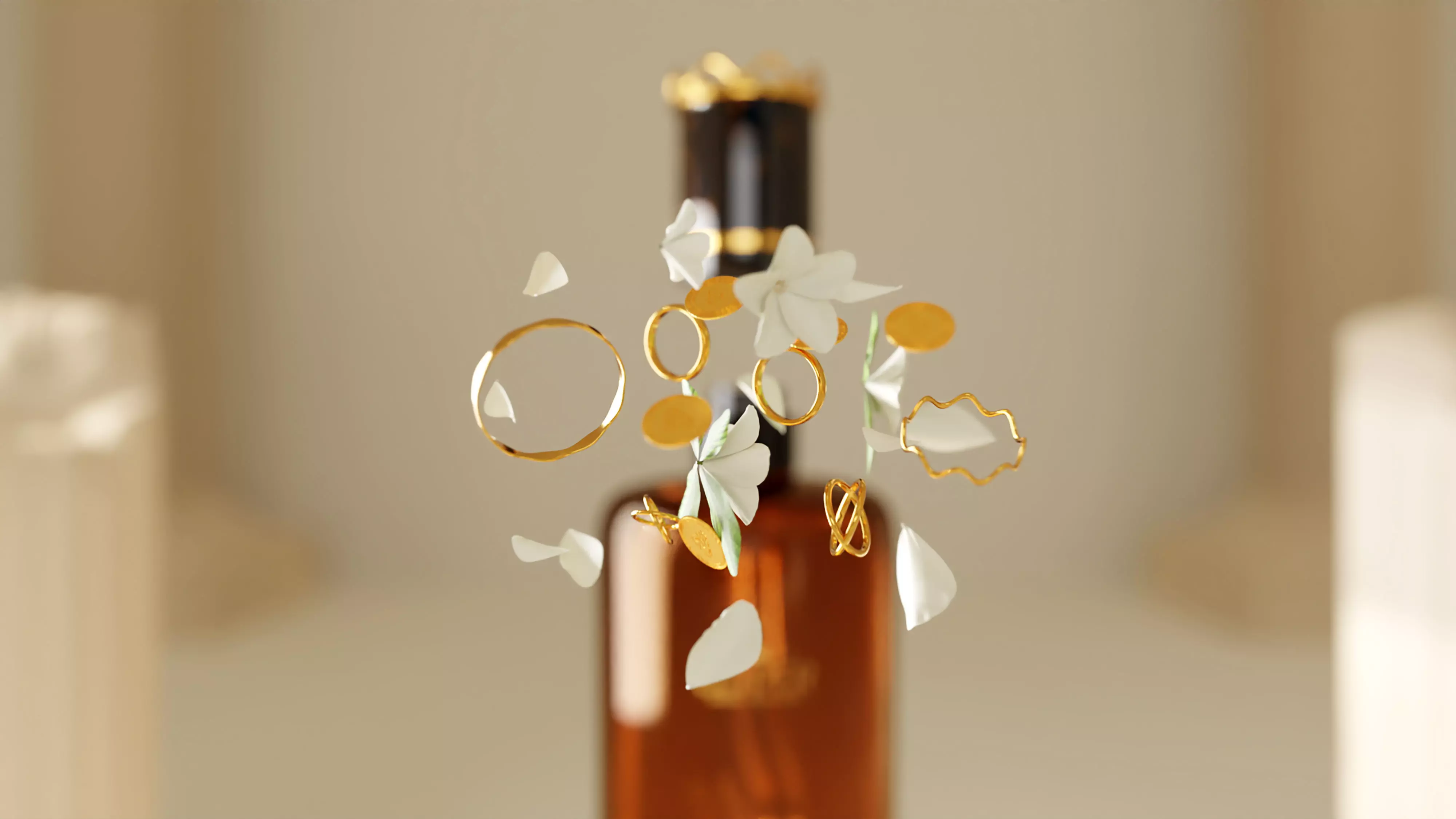 Luxury Perfume Bottle 3D Model Low-poly 3D model_3