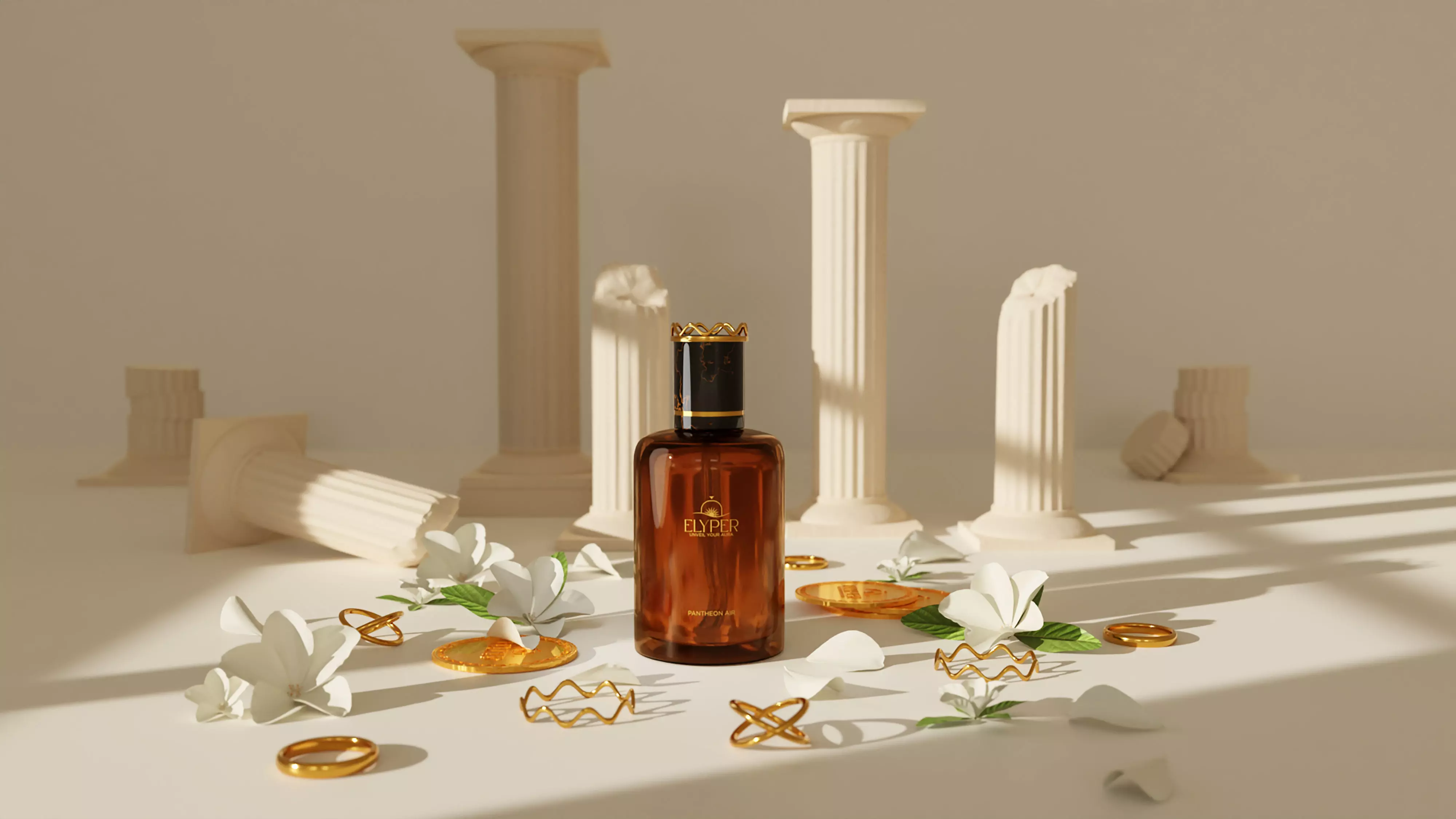 Luxury Perfume Bottle 3D Model Low-poly 3D model_0