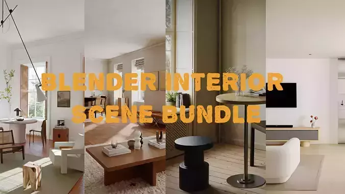 Interior Scene Bundle - 4 High Quality Scene