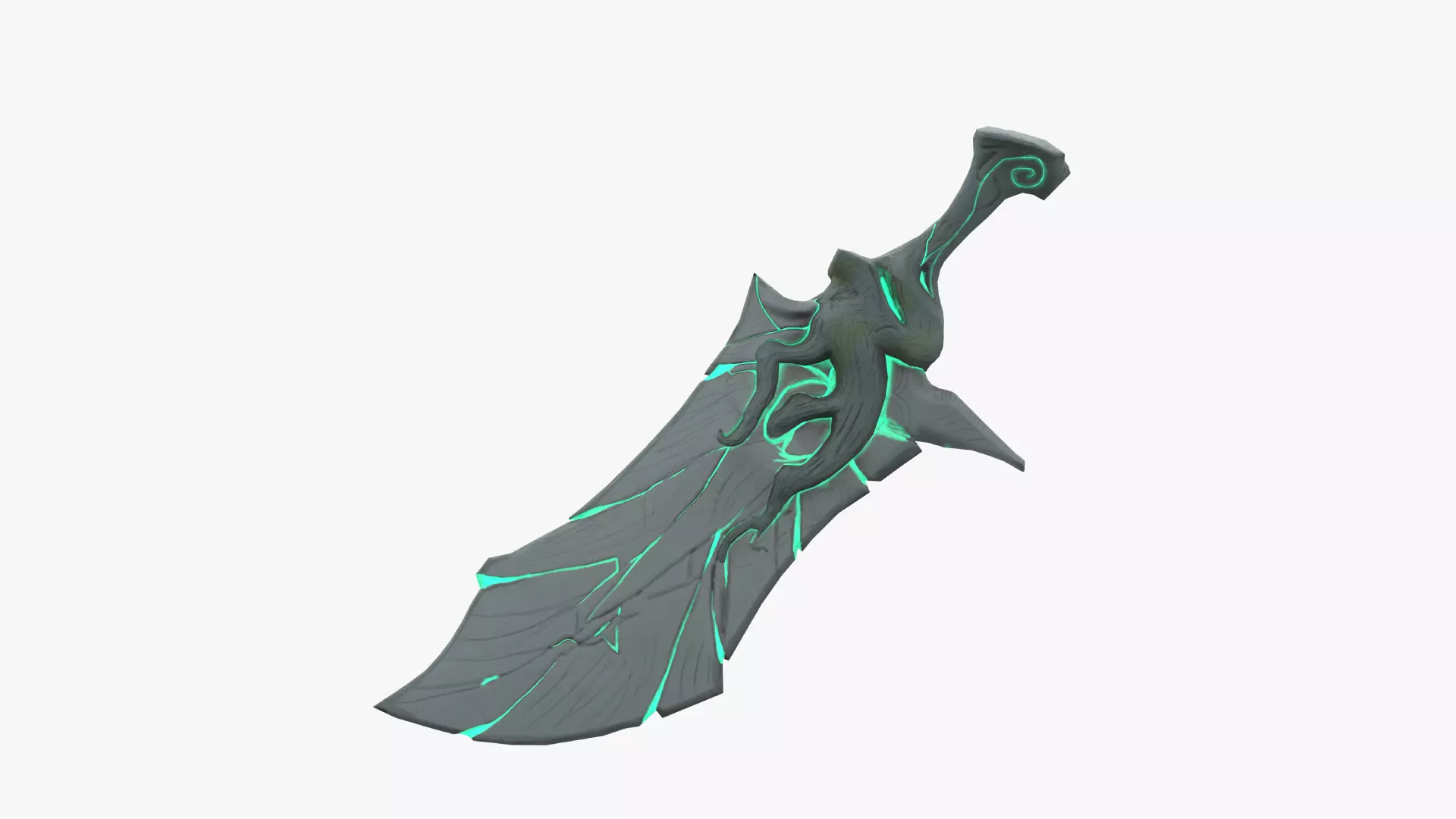 Stylized Dagger Game-Ready Low-poly 3D model_2
