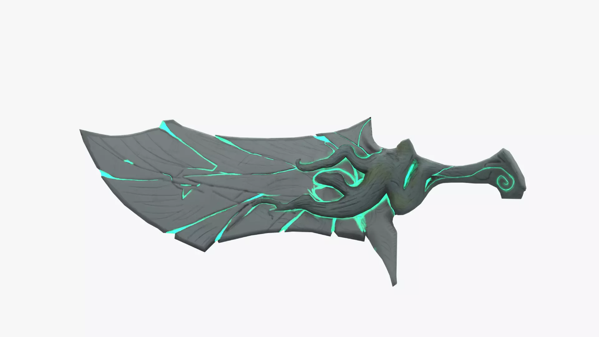 Stylized Dagger Game-Ready Low-poly 3D model_5