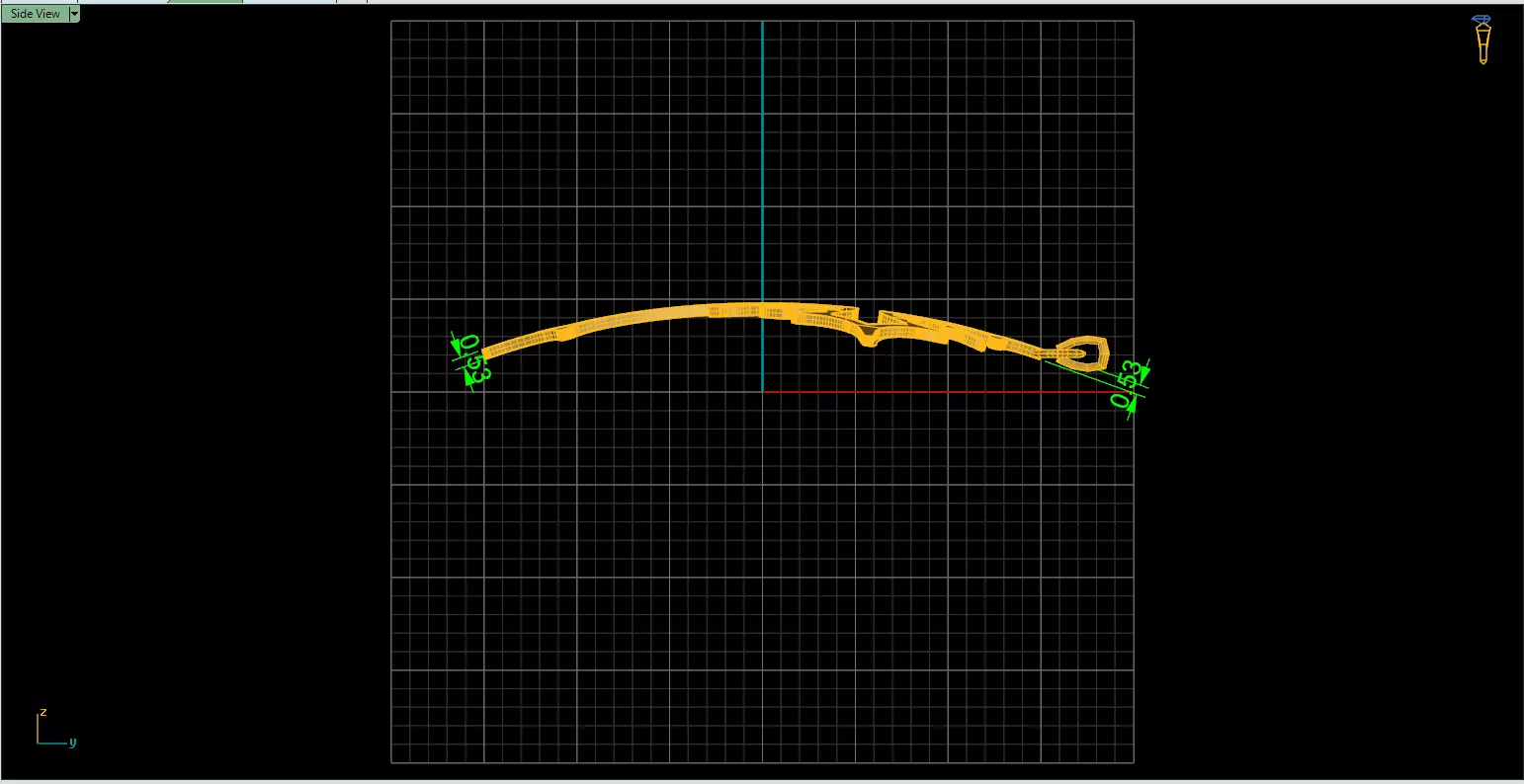 Luxurious Handcrafted Cross Necklace File Item 14 3D print model_6