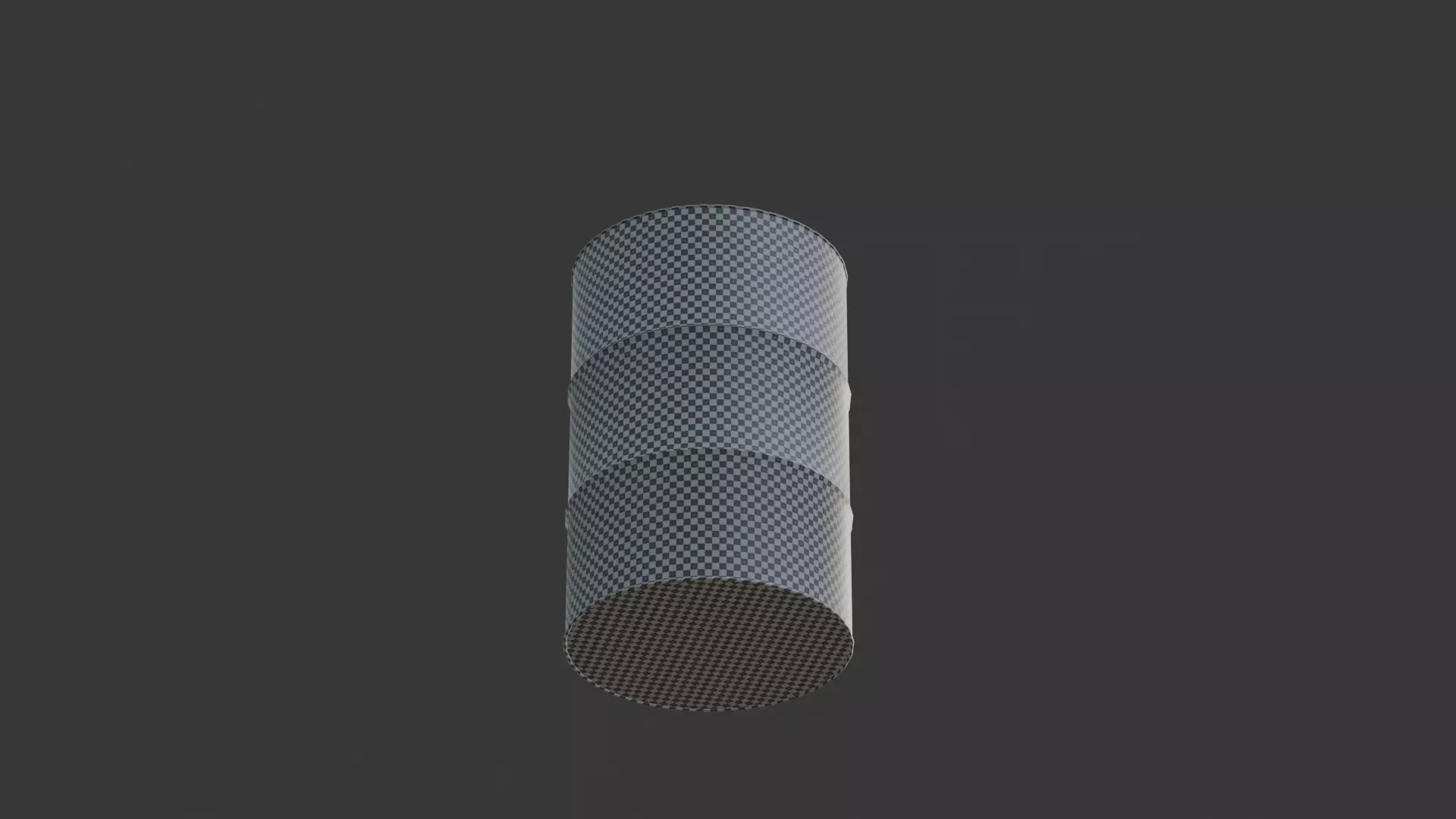 Toxic Waste Barrel Low-poly 3D model_10