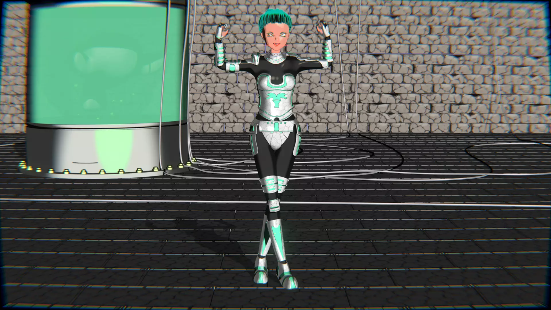 Emerald Warrior Animation Pack Low-poly 3D model_31