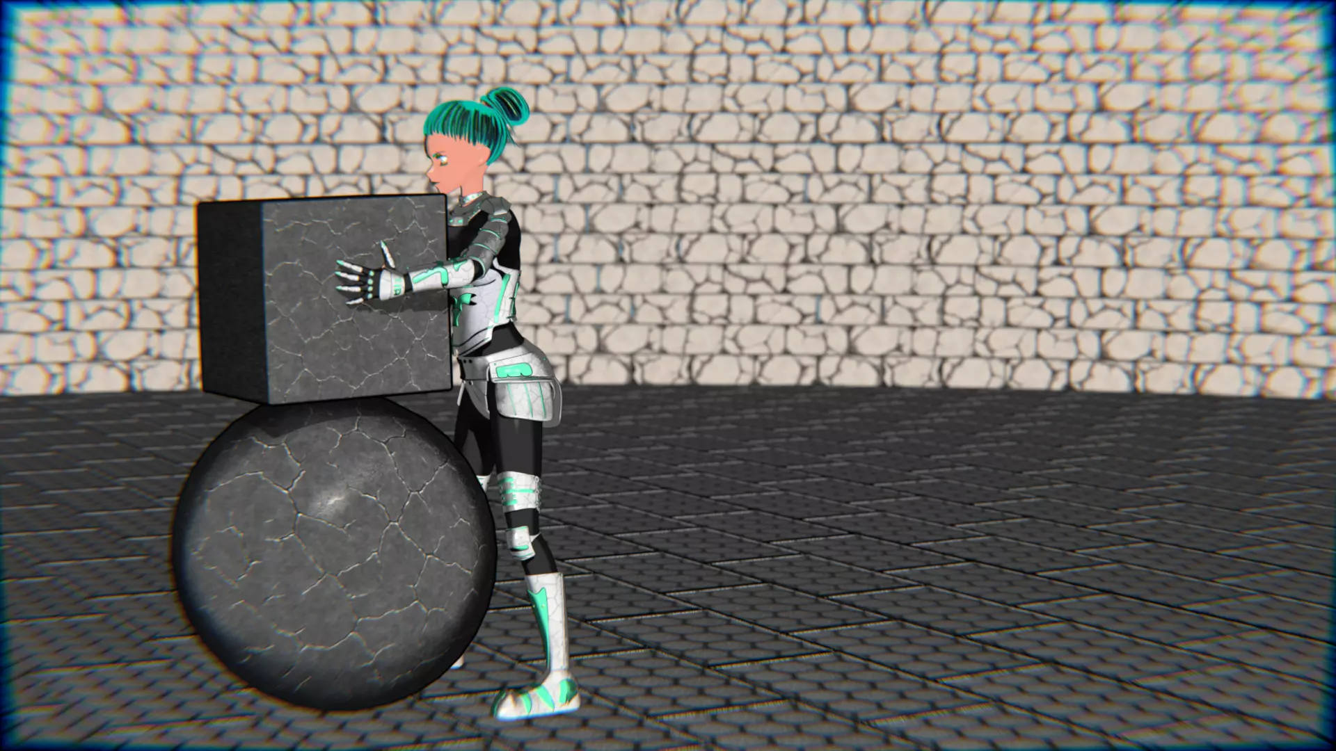 Emerald Warrior Animation Pack Low-poly 3D model_22