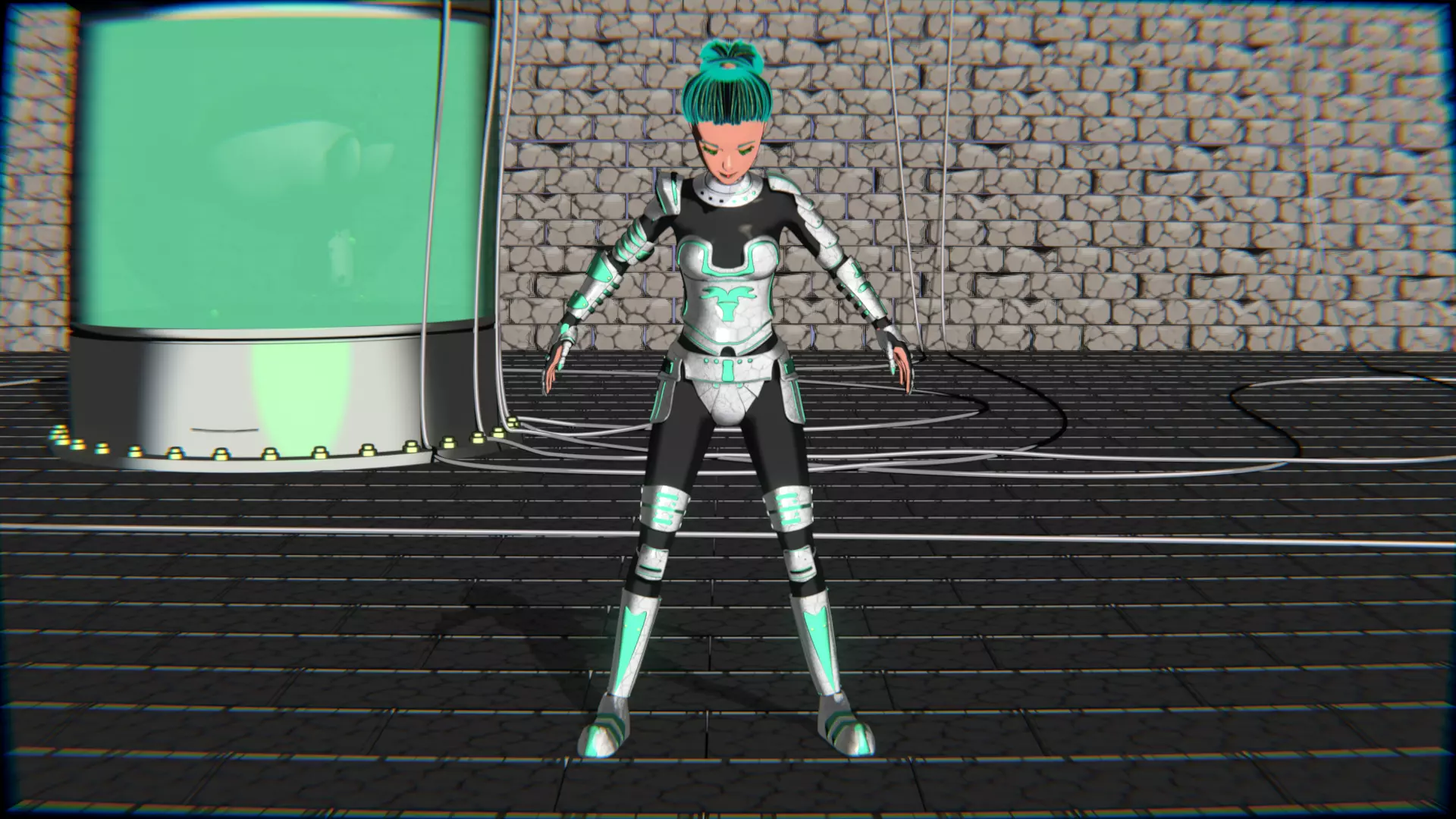 Emerald Warrior Animation Pack Low-poly 3D model_30