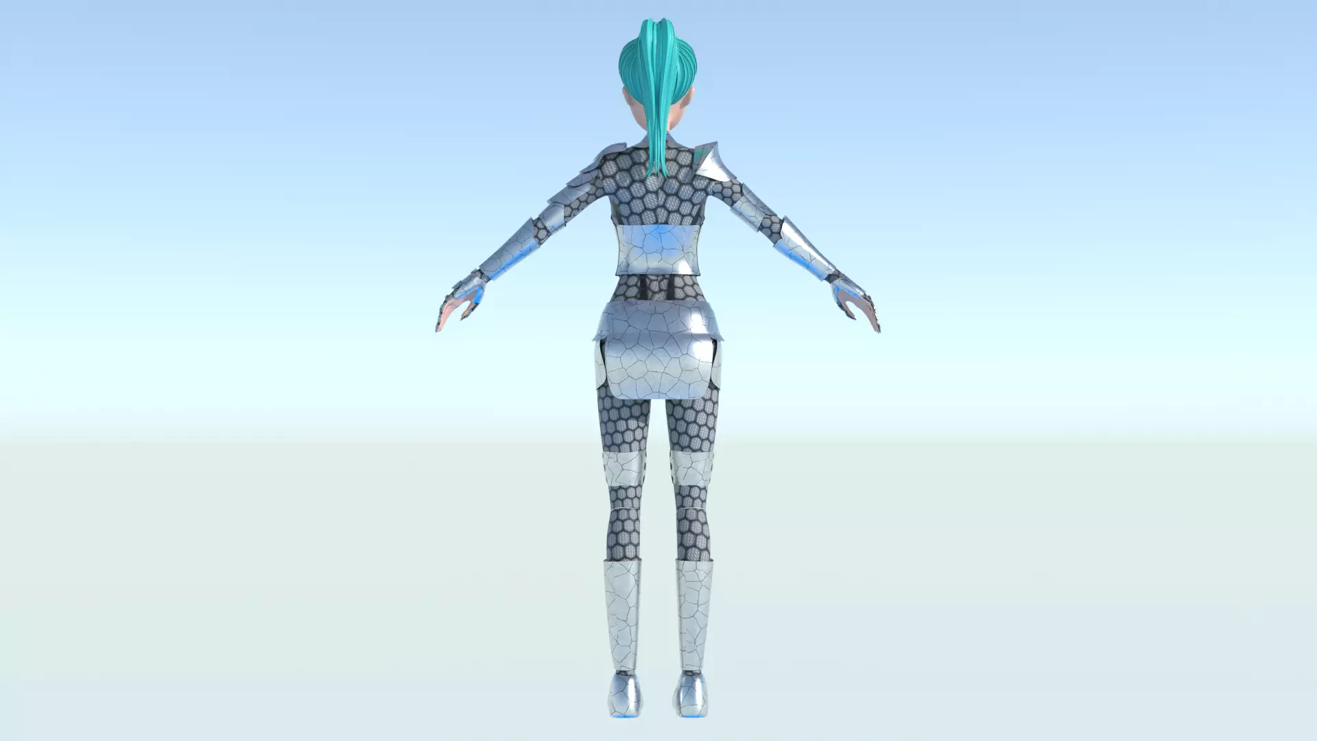 Emerald Warrior Animation Pack Low-poly 3D model_5