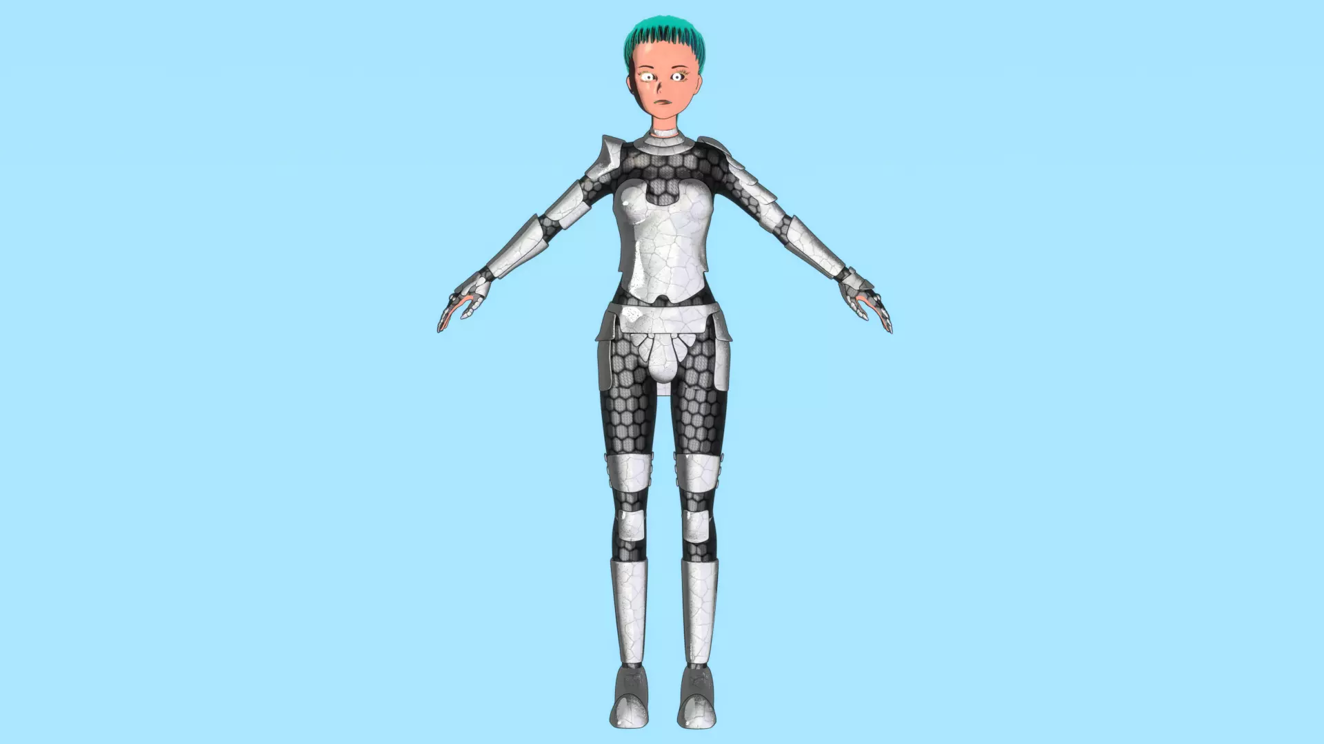 Emerald Warrior Animation Pack Low-poly 3D model_10