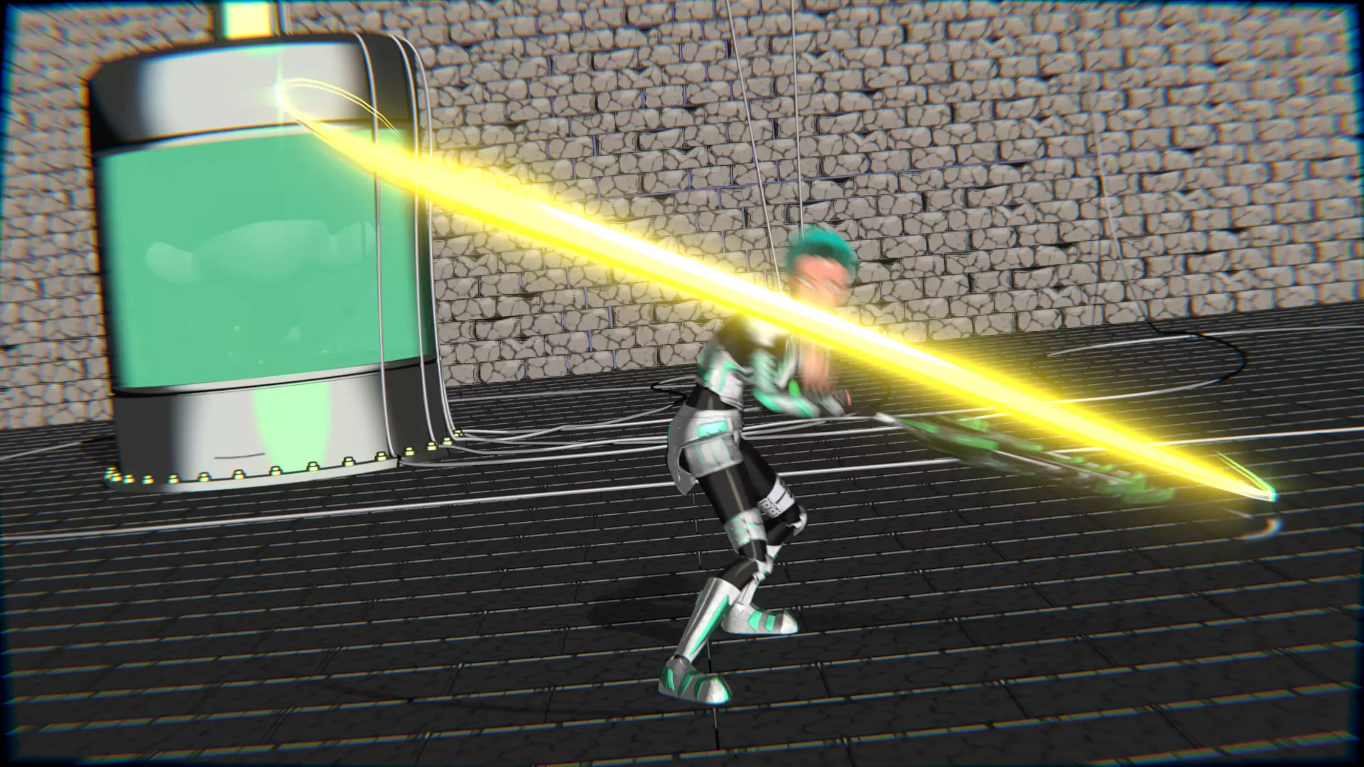 Emerald Warrior Animation Pack Low-poly 3D model_32