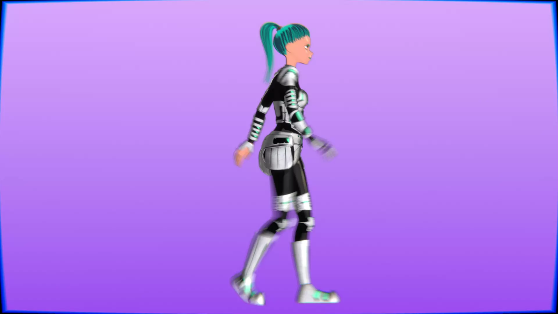 Emerald Warrior Animation Pack Low-poly 3D model_44