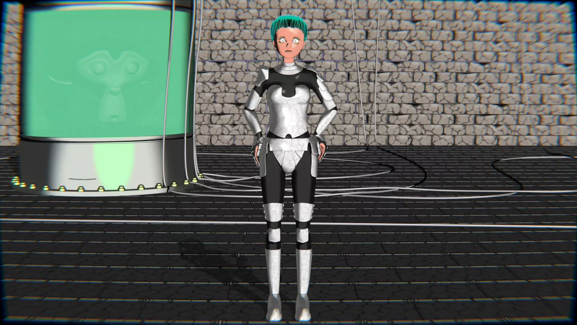 Emerald Warrior Animation Pack Low-poly 3D model_29