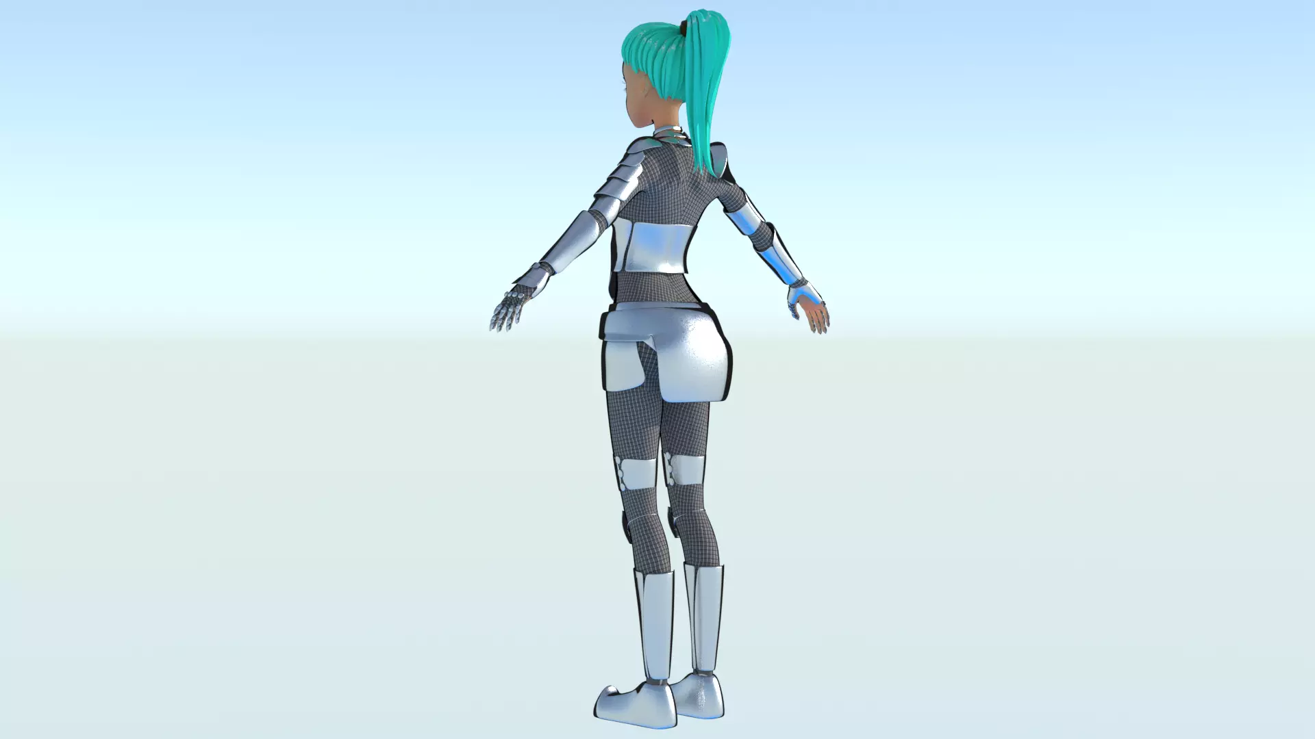 Emerald Warrior Animation Pack Low-poly 3D model_8