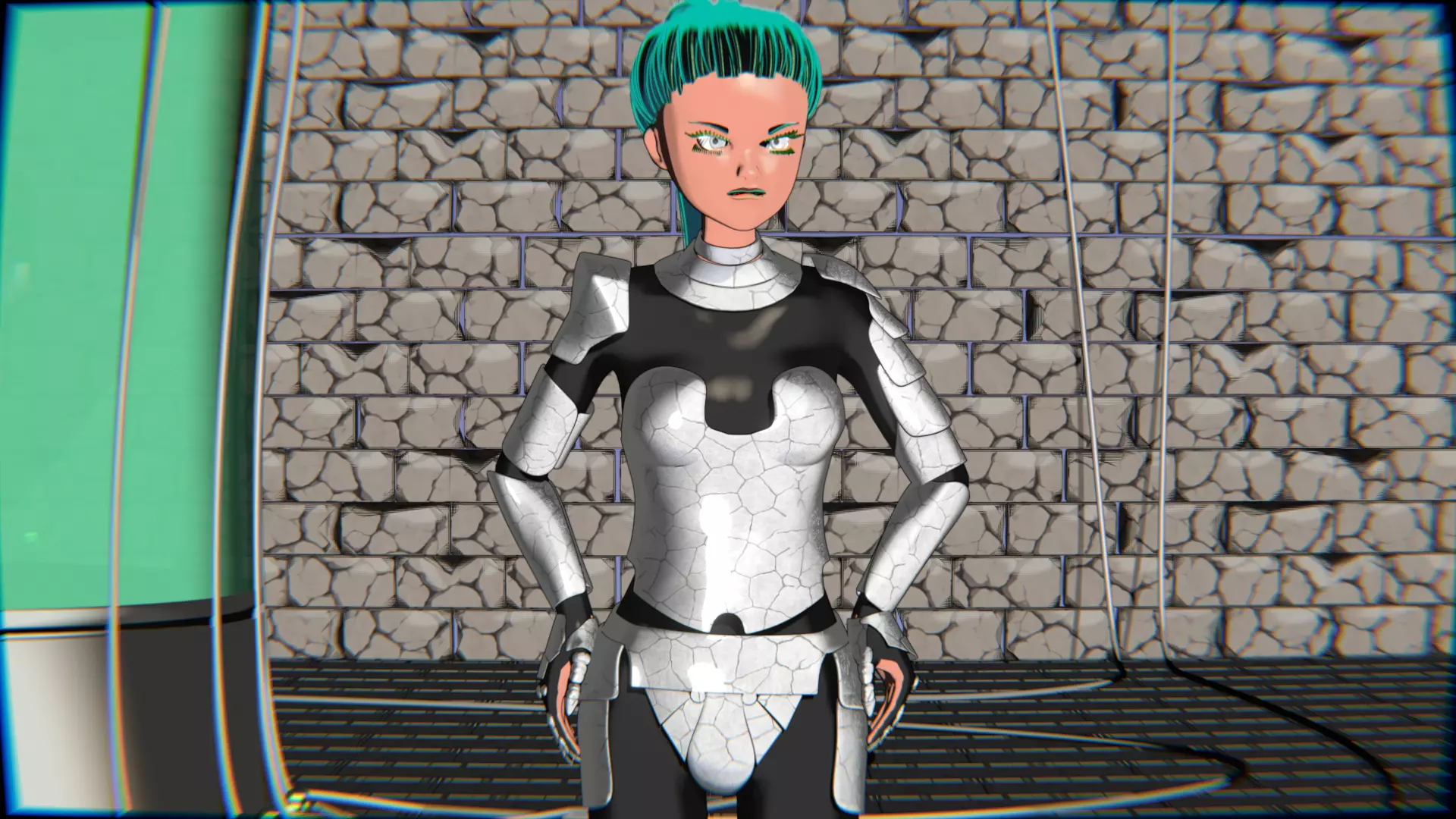 Emerald Warrior Animation Pack Low-poly 3D model_36