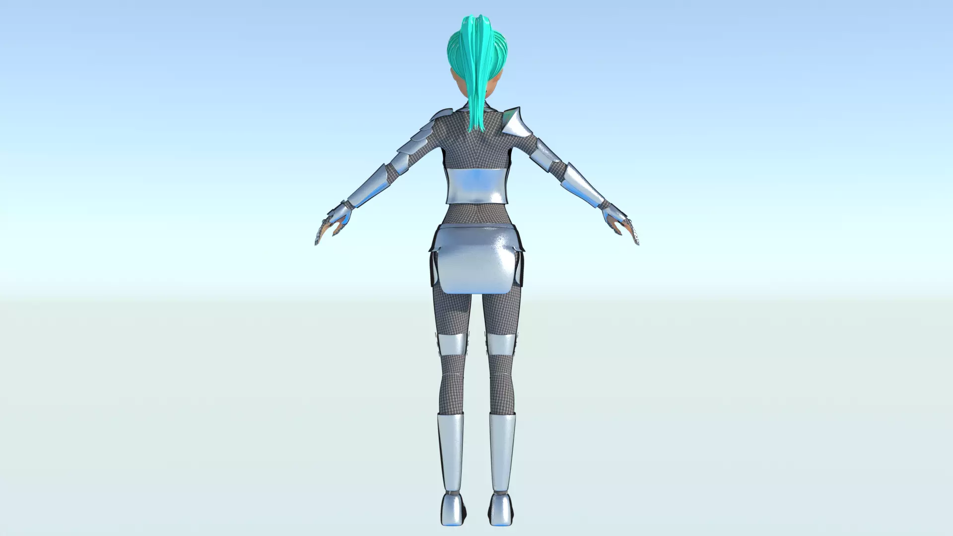 Emerald Warrior Animation Pack Low-poly 3D model_9