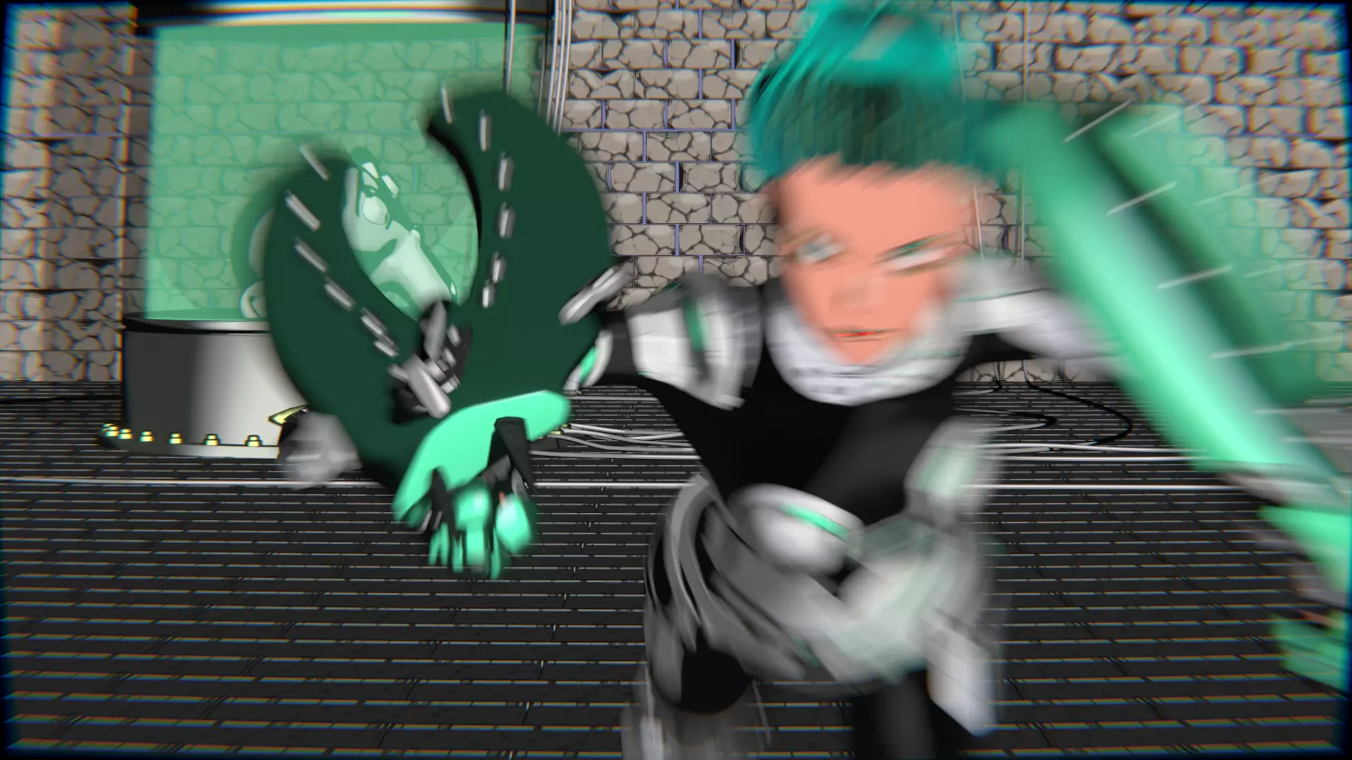 Emerald Warrior Animation Pack Low-poly 3D model_43