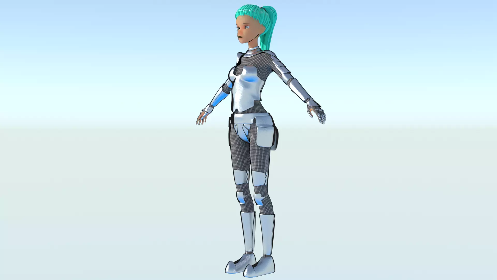 Emerald Warrior Animation Pack Low-poly 3D model_7