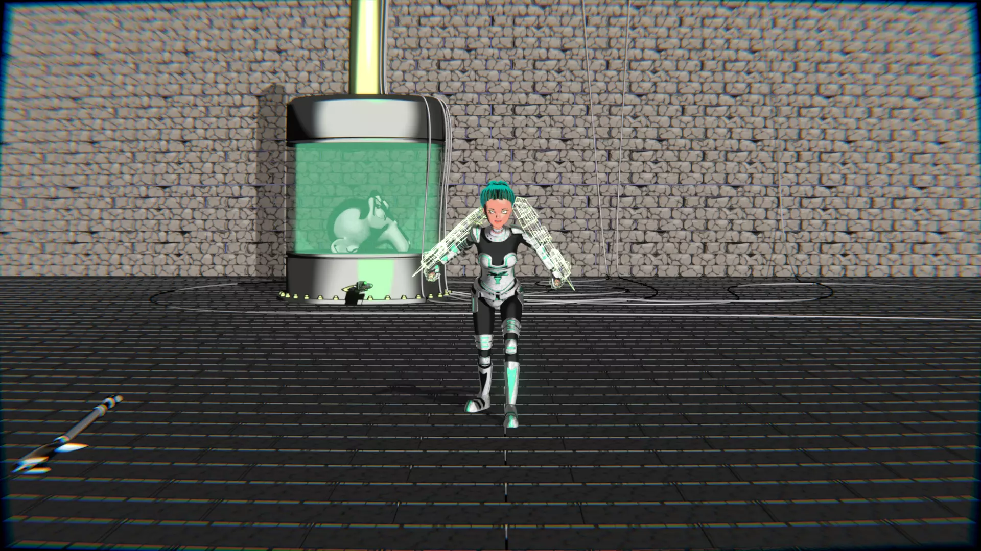 Emerald Warrior Animation Pack Low-poly 3D model_34