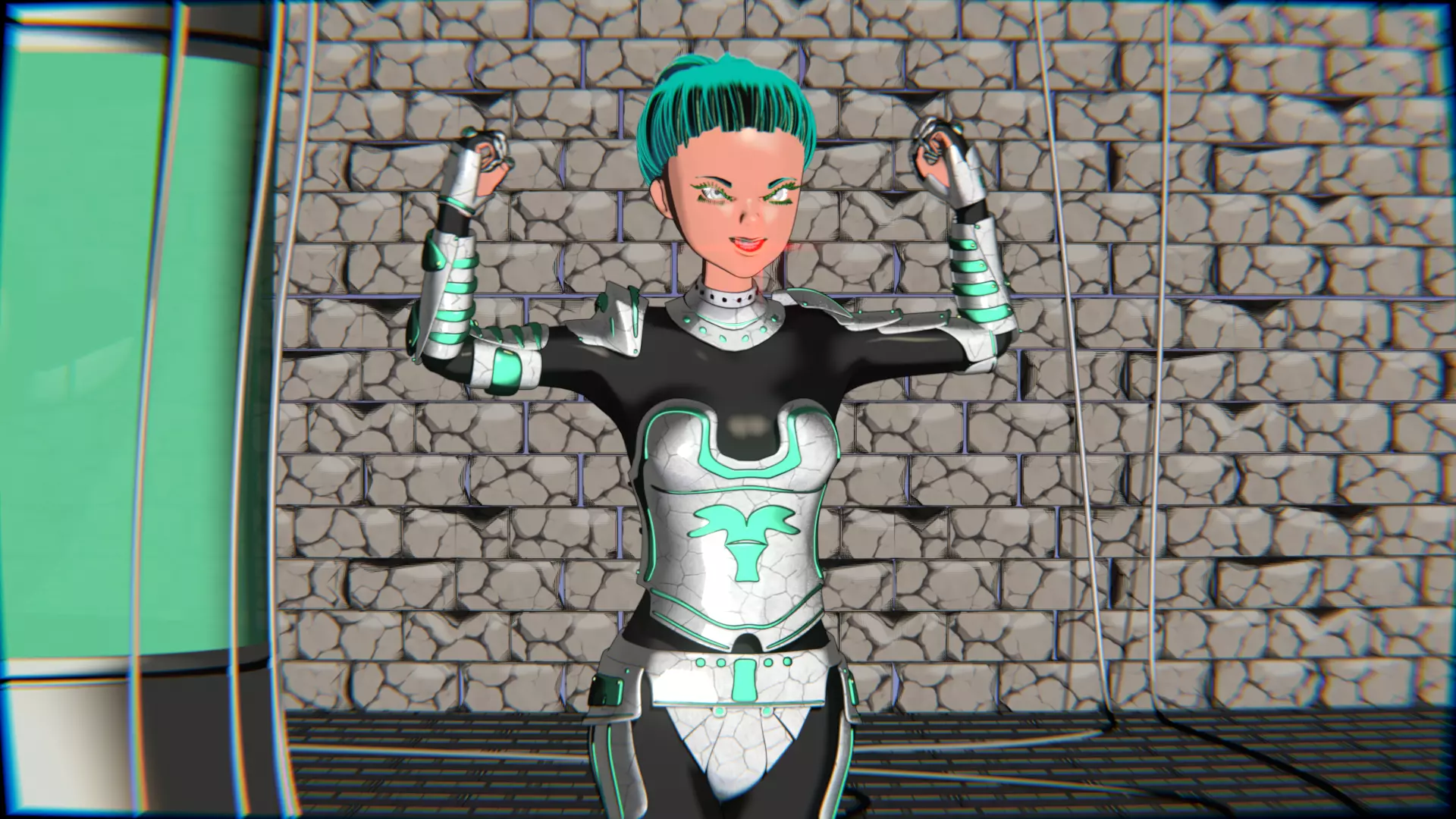 Emerald Warrior Animation Pack Low-poly 3D model_38