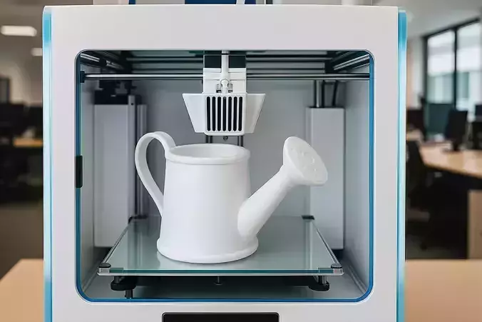 Cartoon Watering Can 3D Printable