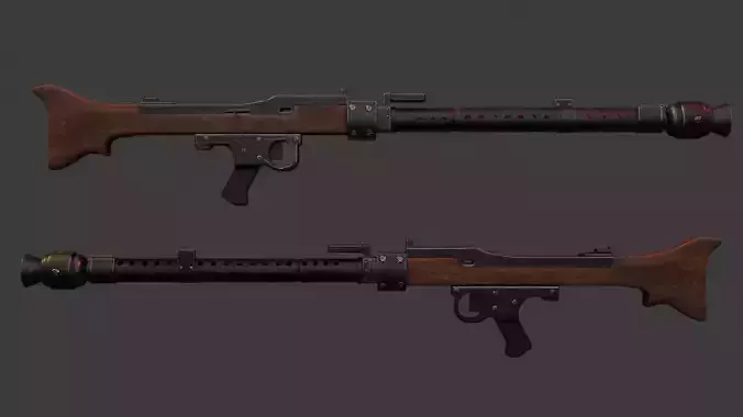 MG-42 MACHINE GUN BLENDER 