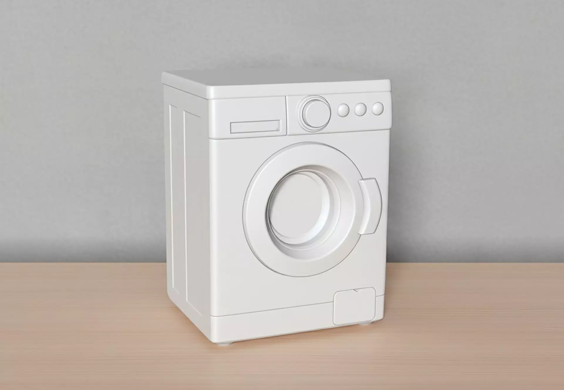 Realistic Washing Machine 3D Printable 3D print model_0