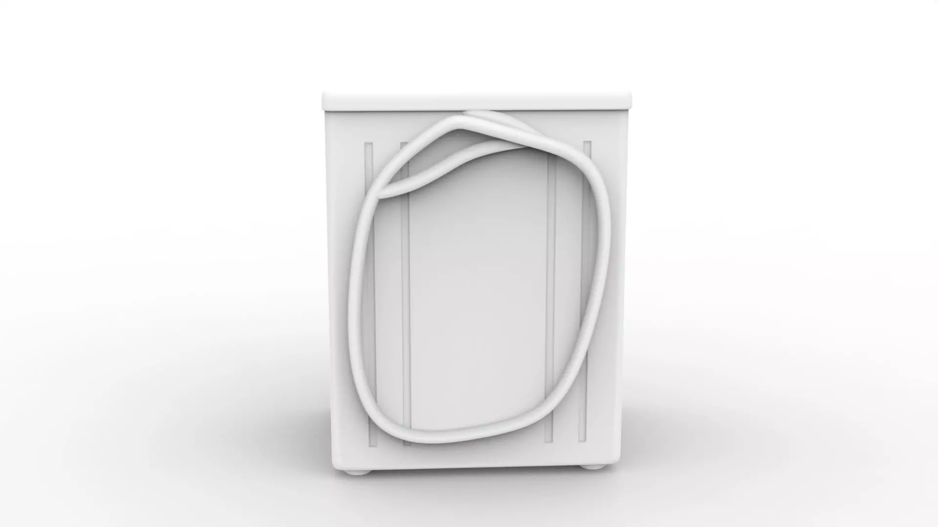 Realistic Washing Machine 3D Printable 3D print model_4