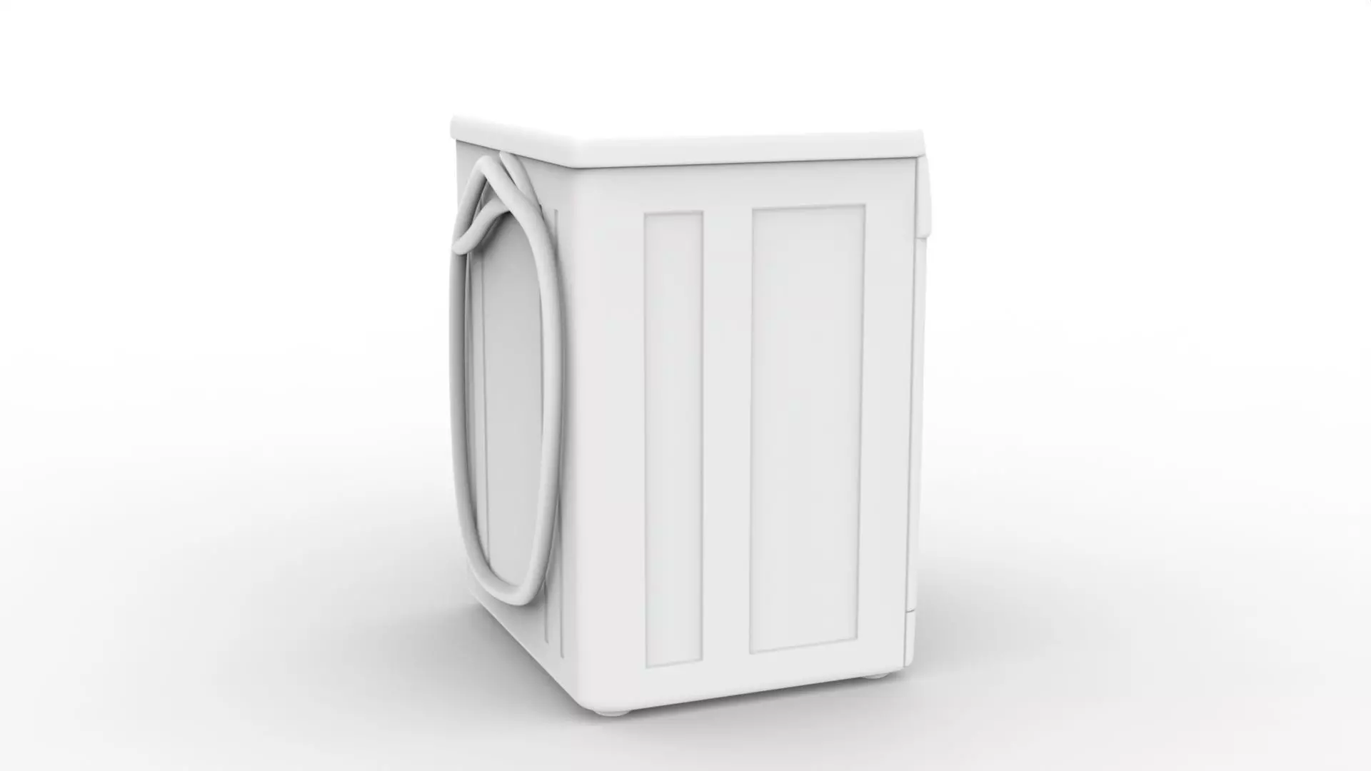 Realistic Washing Machine 3D Printable 3D print model_5