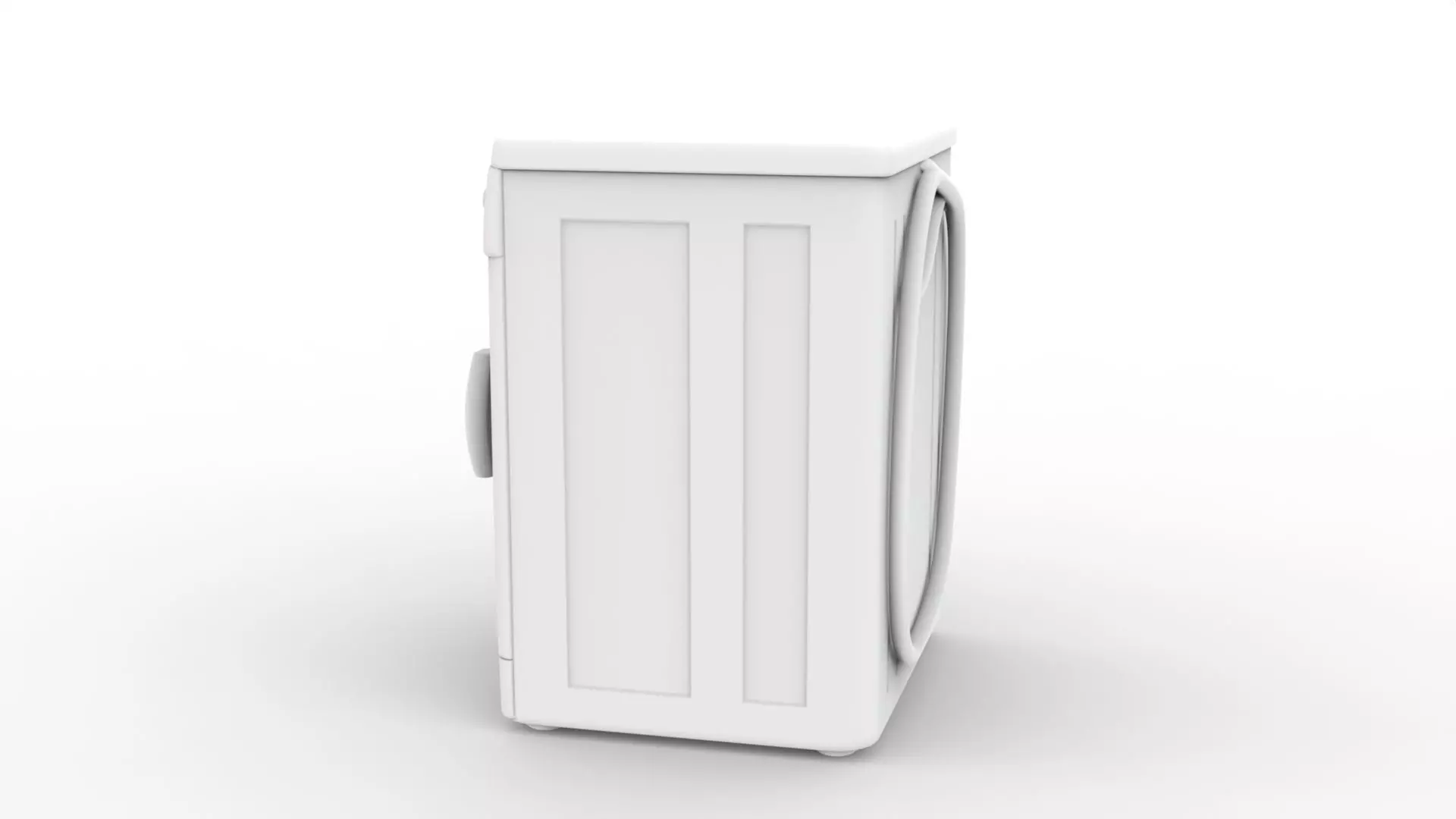 Realistic Washing Machine 3D Printable 3D print model_2