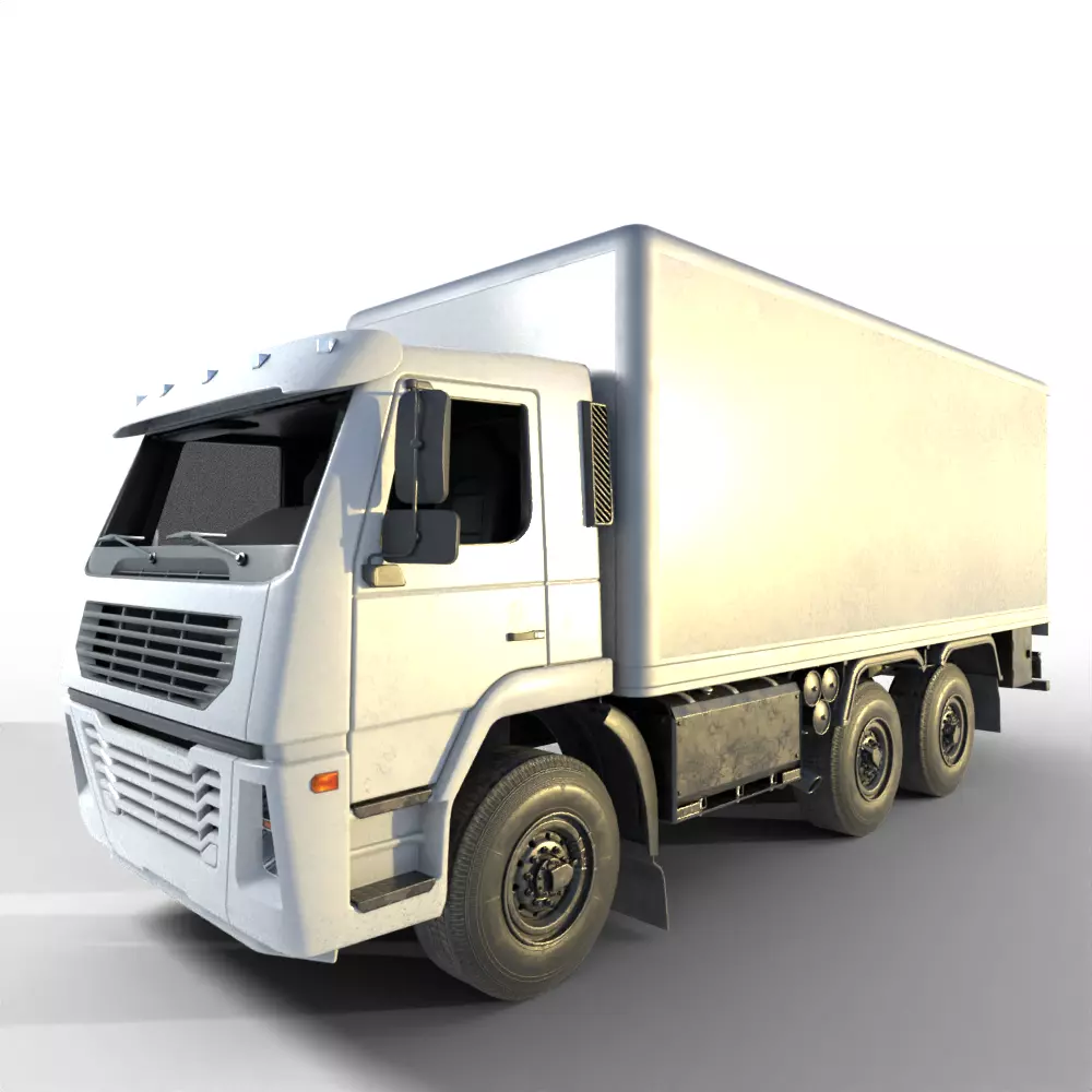 Generic Truck 3D model_4