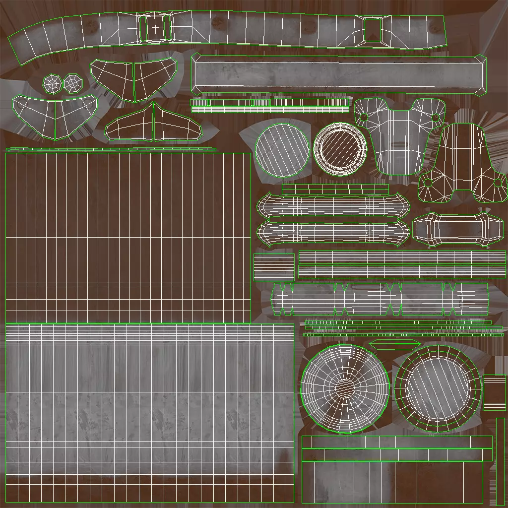 Old Vintage Rusty Milk Can 02 Low-poly PBR Low-poly 3D model_20