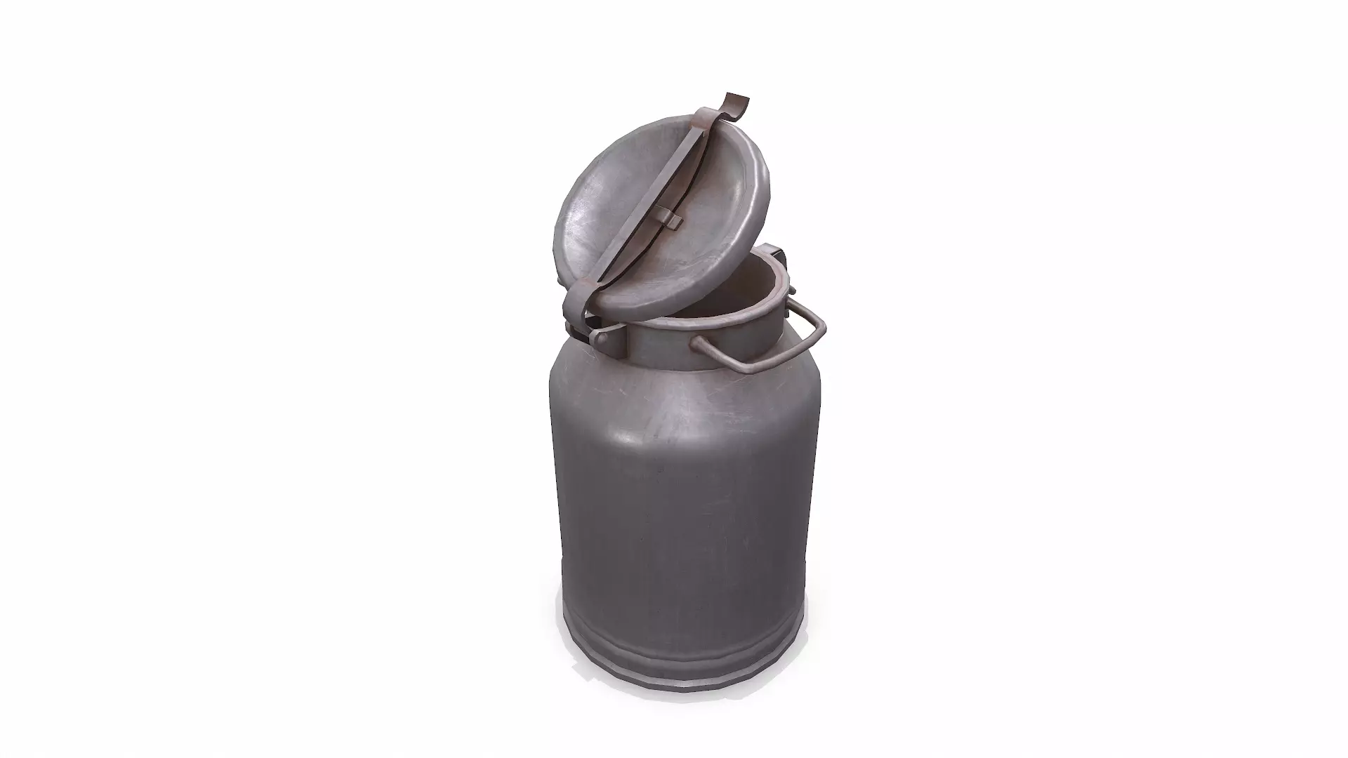 Old Vintage Rusty Milk Can 02 Low-poly PBR Low-poly 3D model_3