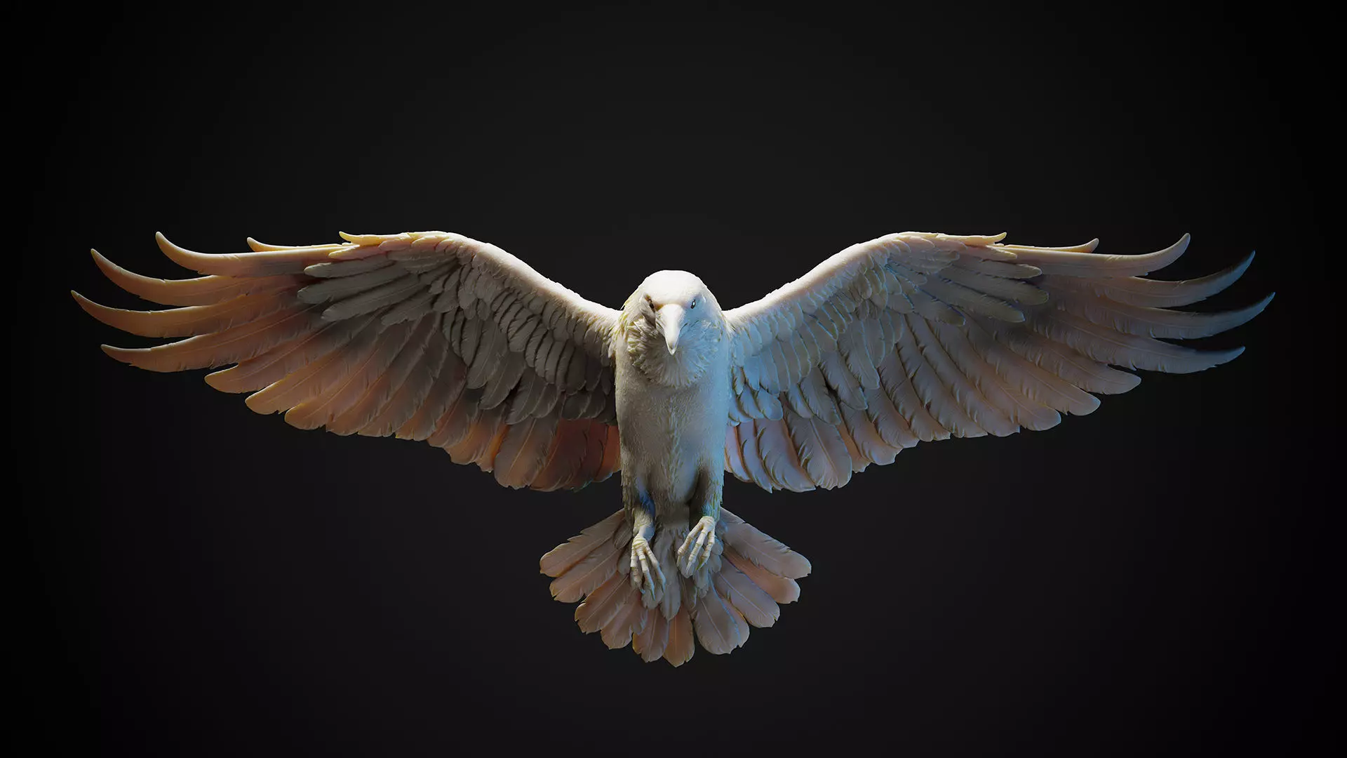 Crow Fly - 3D Sculpting 3D print model_13