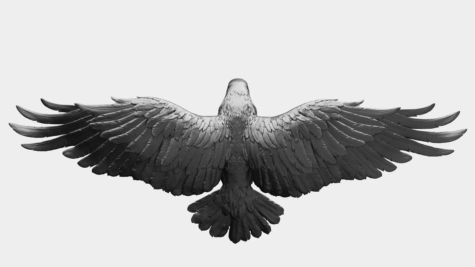 Crow Fly - 3D Sculpting 3D print model_16