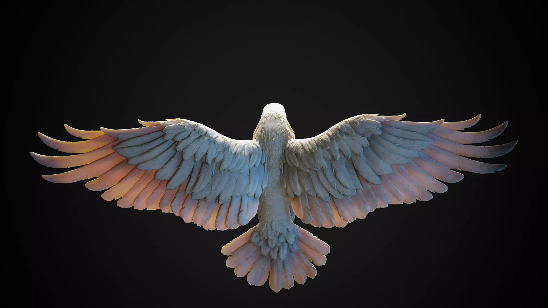 Crow Fly - 3D Sculpting 3D print model_15