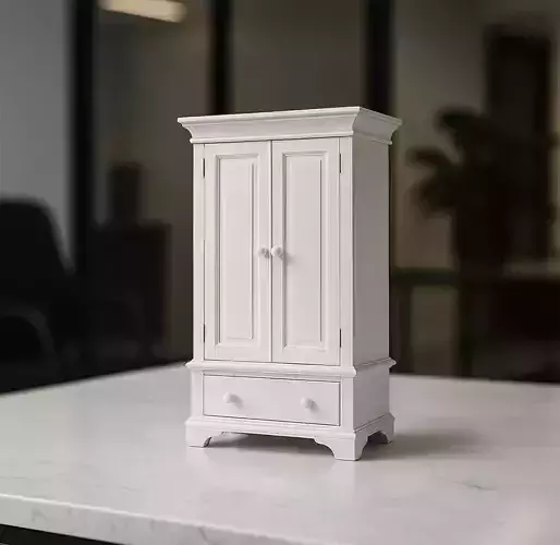 Classic Wardrobe 3D Printable 3D print model Classic Wardrobe 3D Printable 3D print model