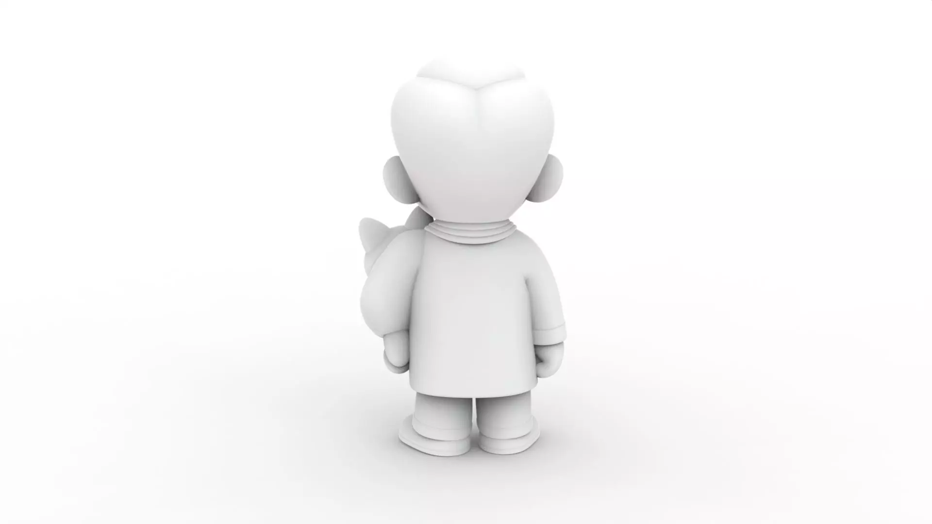 Cartoon Veterinarian 3D Printable 3D print model_4