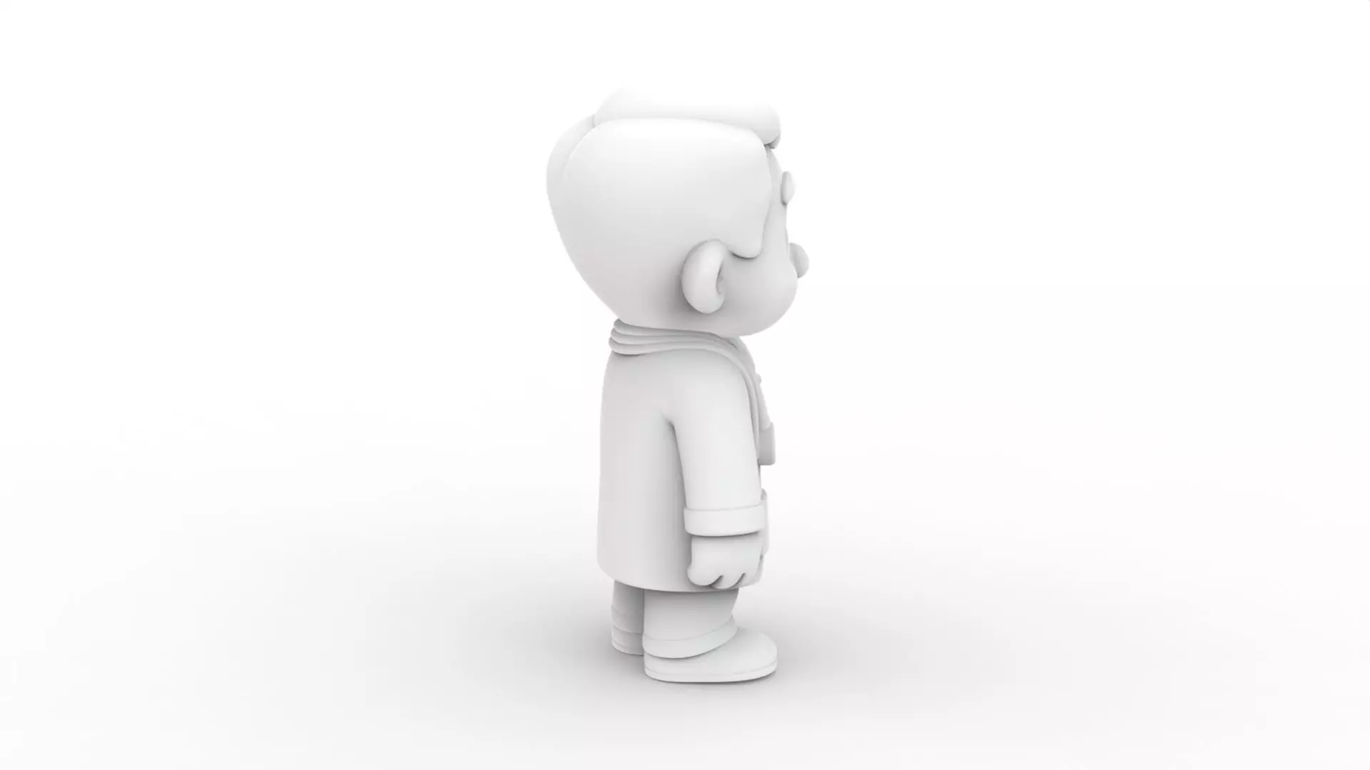 Cartoon Veterinarian 3D Printable 3D print model_5
