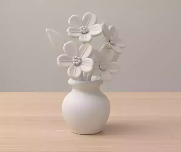 Cartoon Vanity Table 3D Printable