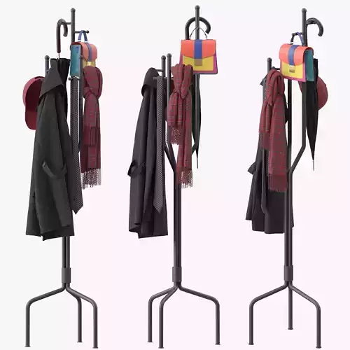 Coat Rack Bedroom Iron 