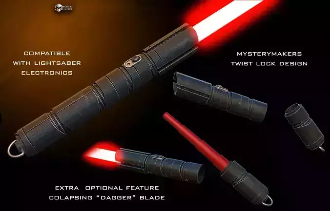 Stranger Qimir lightsaber with several options