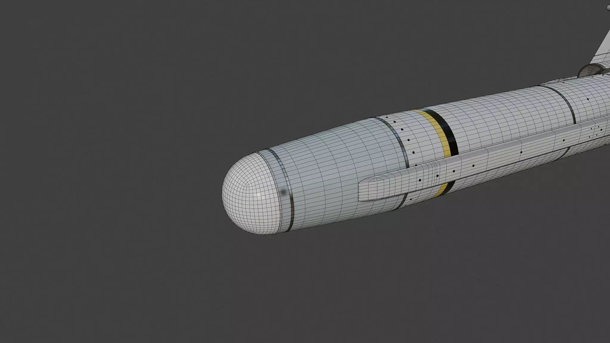 Otomat Mk 2 Block IV anti-ship missile 3D model_6