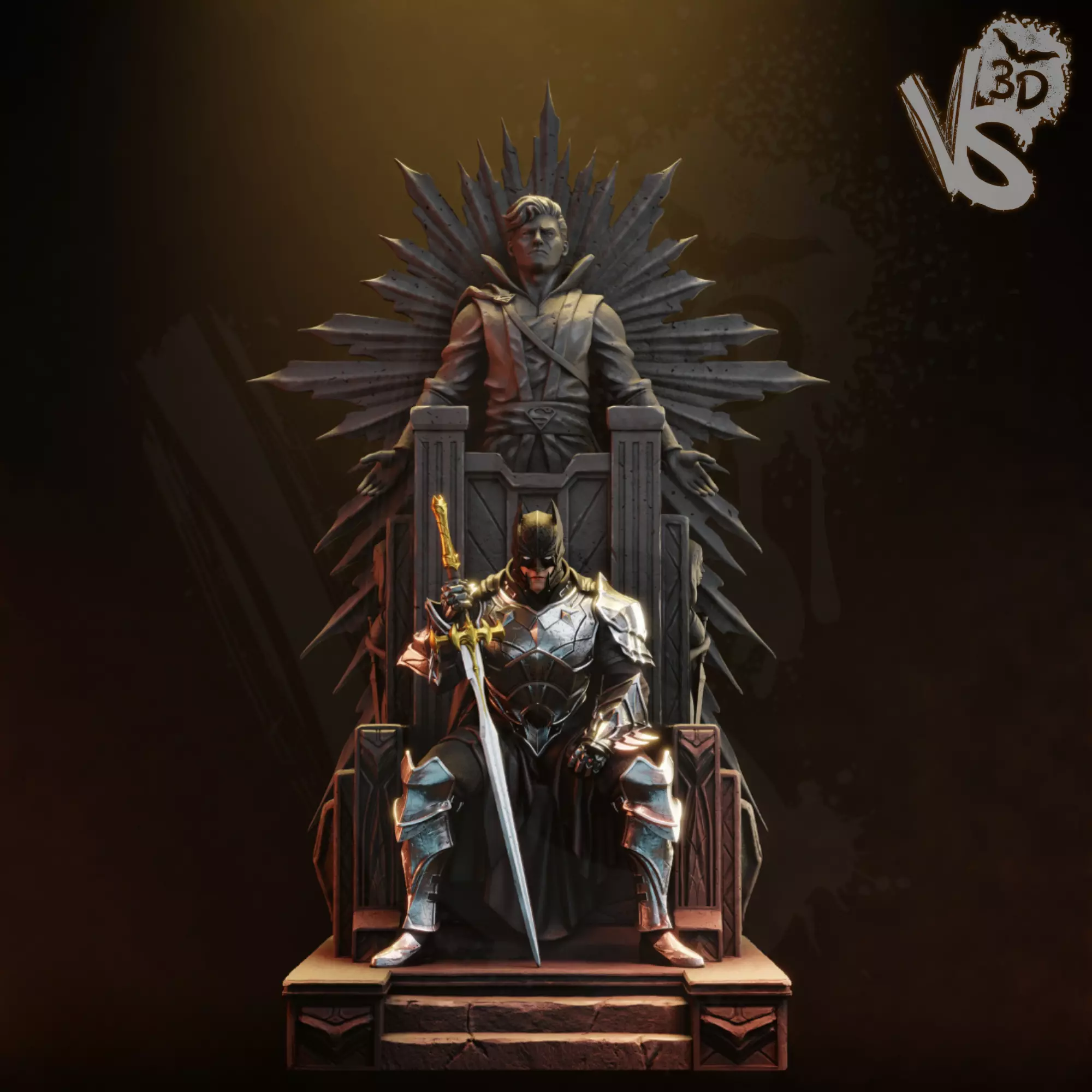 Batman Knight of Steel 3D print model_2