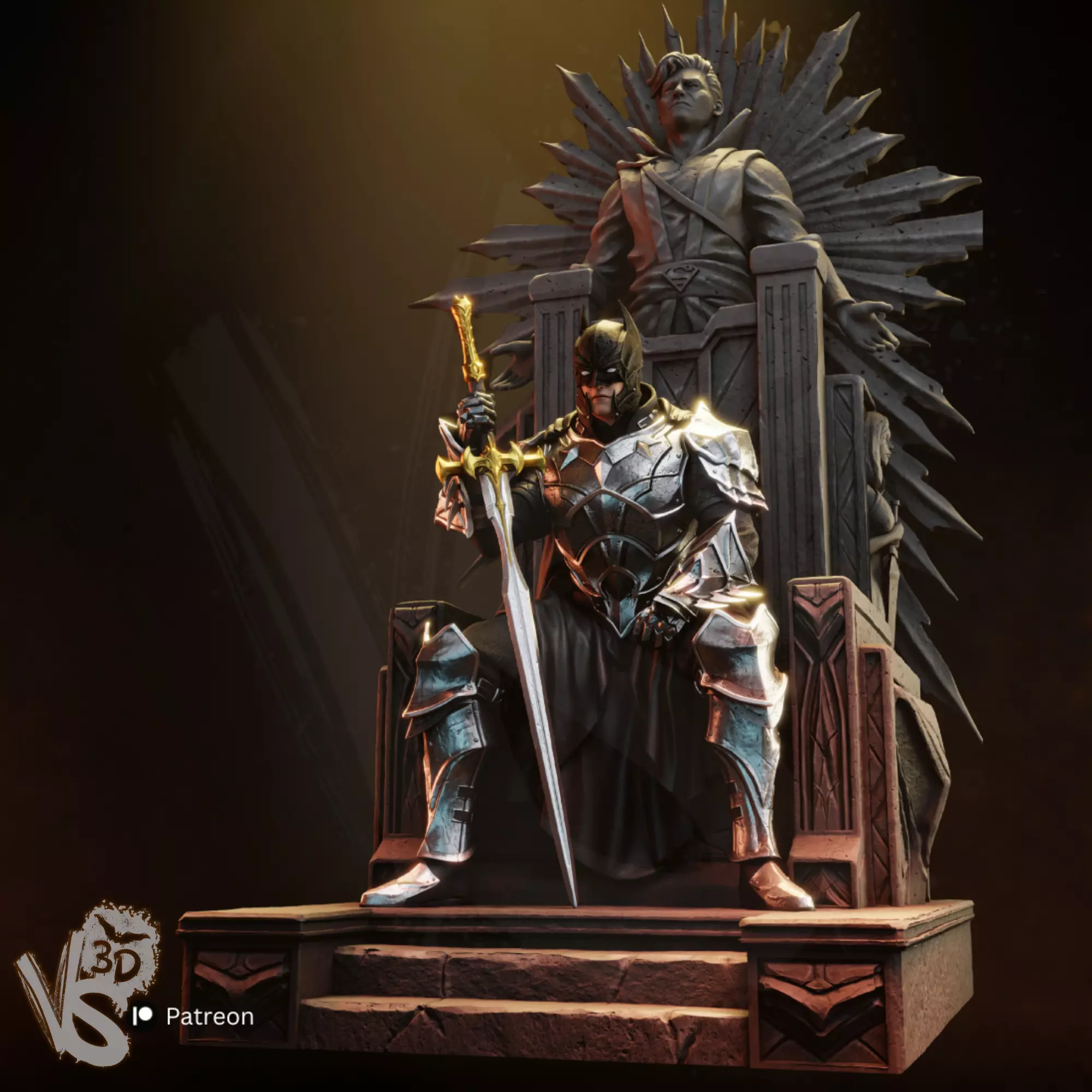 Batman Knight of Steel 3D print model_3