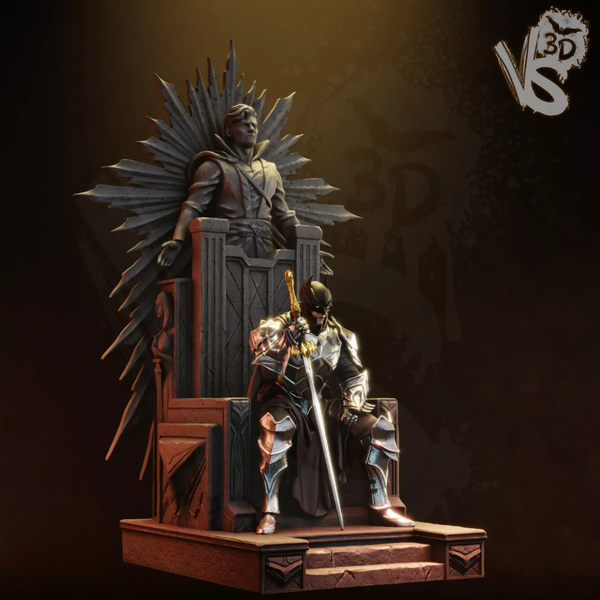 Batman Knight of Steel 3D print model_4