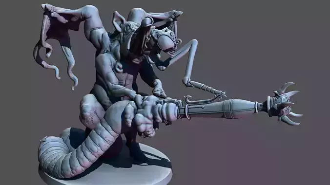  Grim Hog C - Children of the Fly Warband - Herald of Beelzebub