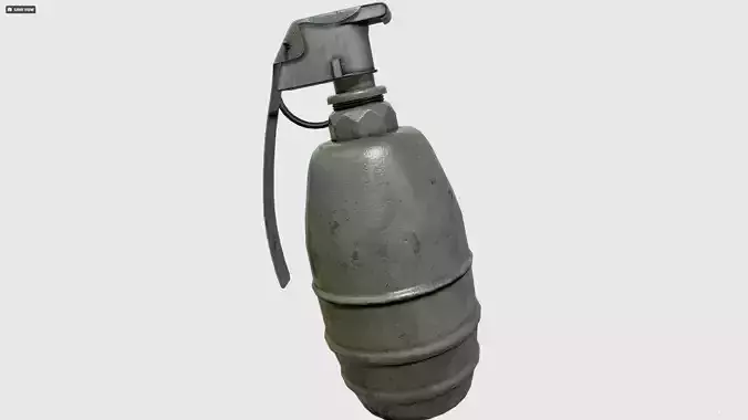 Gas grenade Low-poly 3D model