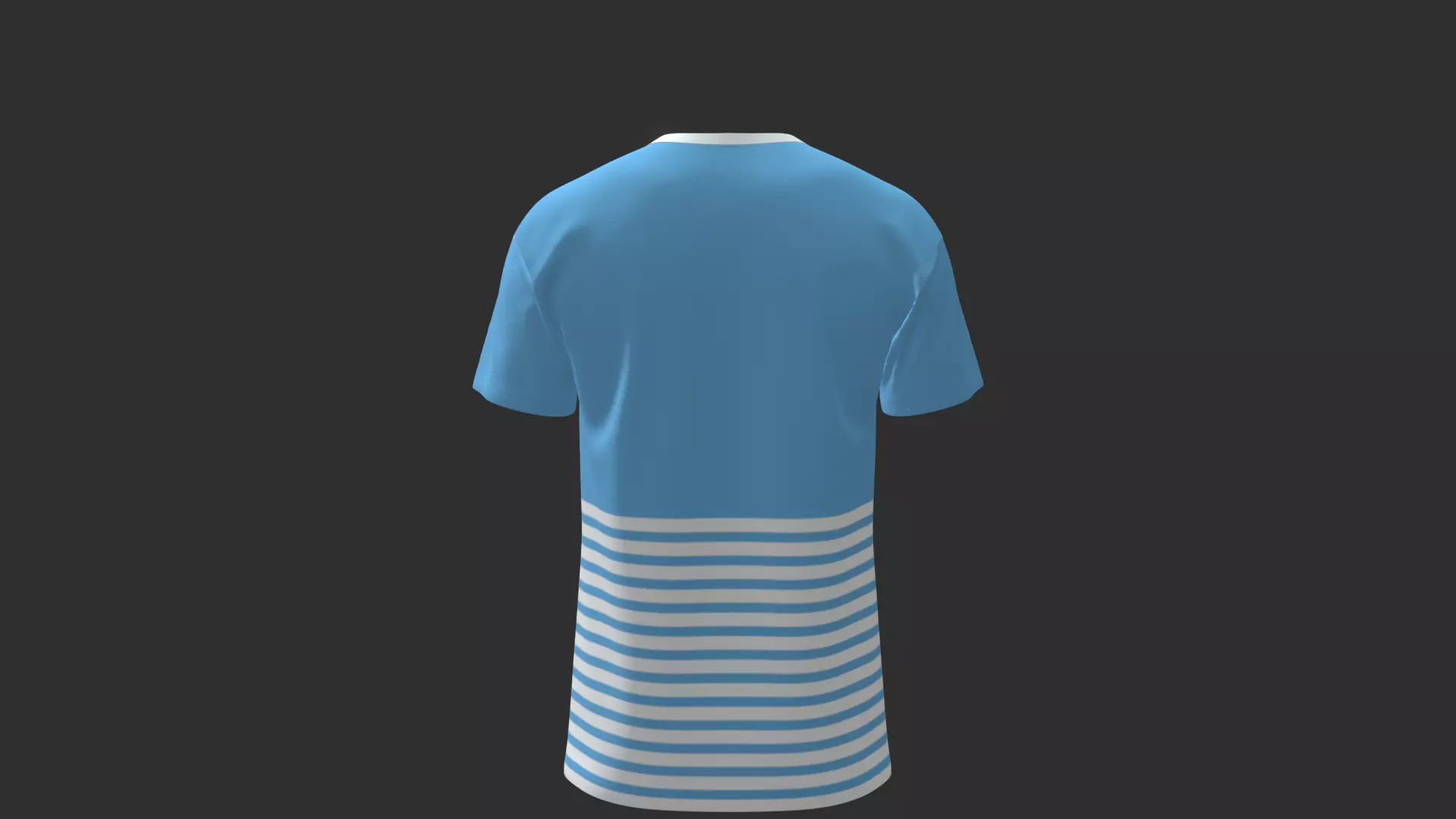 Realistic T-shirt 3D Model - Folded and Drape Design Low-poly 3D model_4