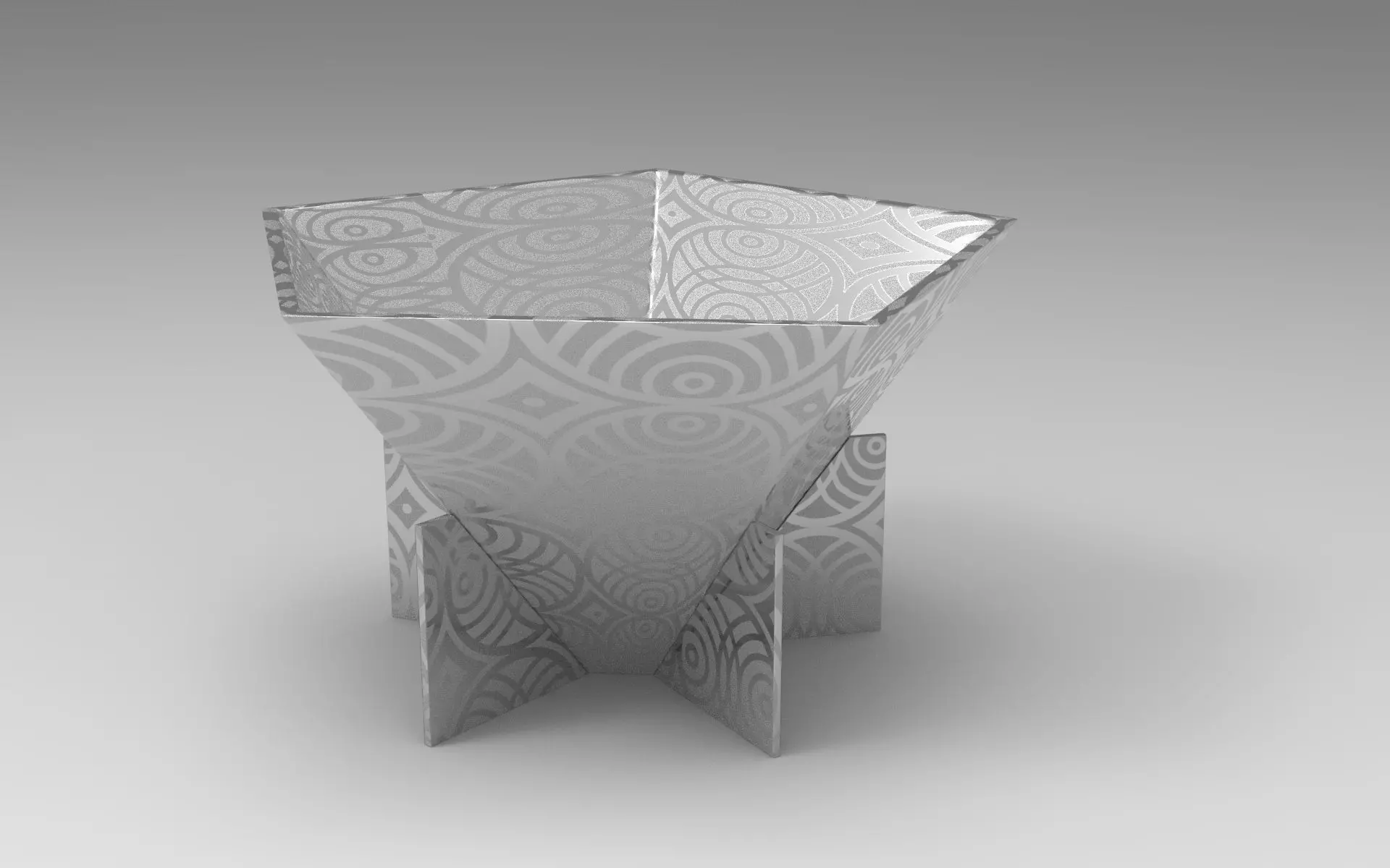 Buss Bowl Low-poly 3D model