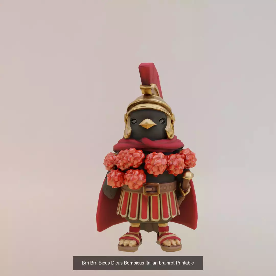 Italian brainrot Characters Printable v3 3D Model Collection_11