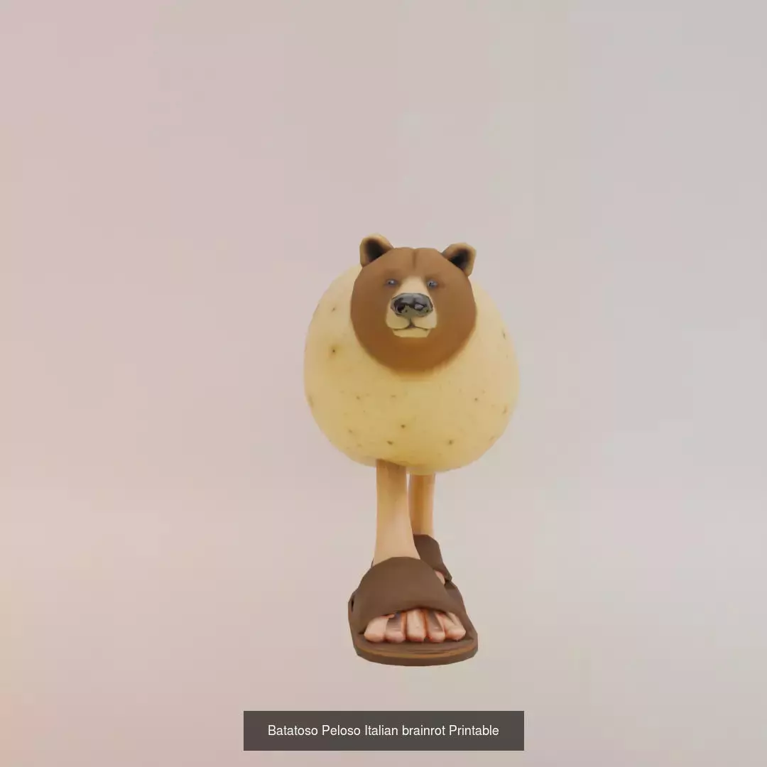 Italian brainrot Characters Printable v3 3D Model Collection_5